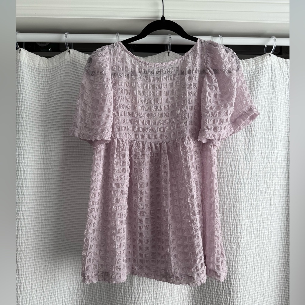 Urban Outfitters Lavender Textured Top